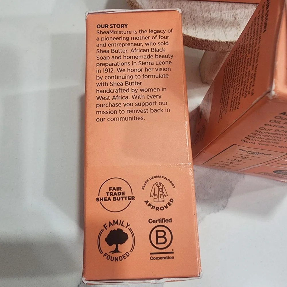 Shea Moisture Coconut & Hibiscus Glowing Radiance Bar Soaps (3)